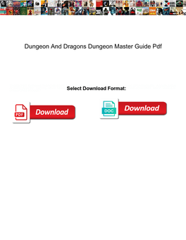 Dungeon and Dragons Dungeon Master Guide Pdf