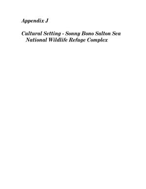 Sonny Bono Salton Sea National Wildlife Refuge Complex