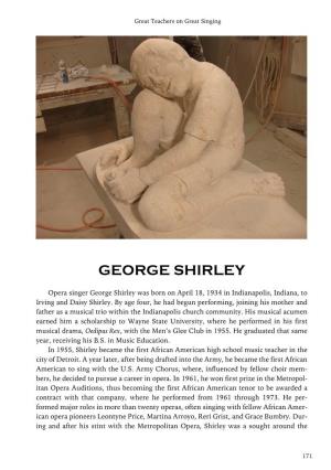 George Shirley