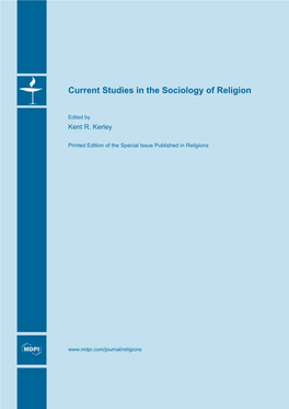 Current Studies in the Sociology of Religion