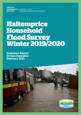 Haltemprice Household Flood Survey Winter 2019/2020