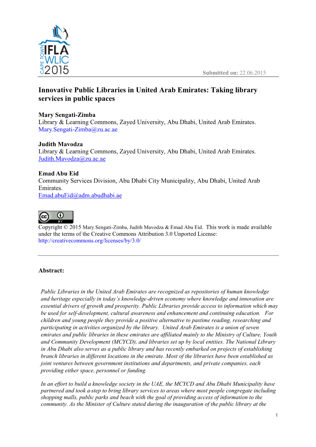 Conference Full Paper Template