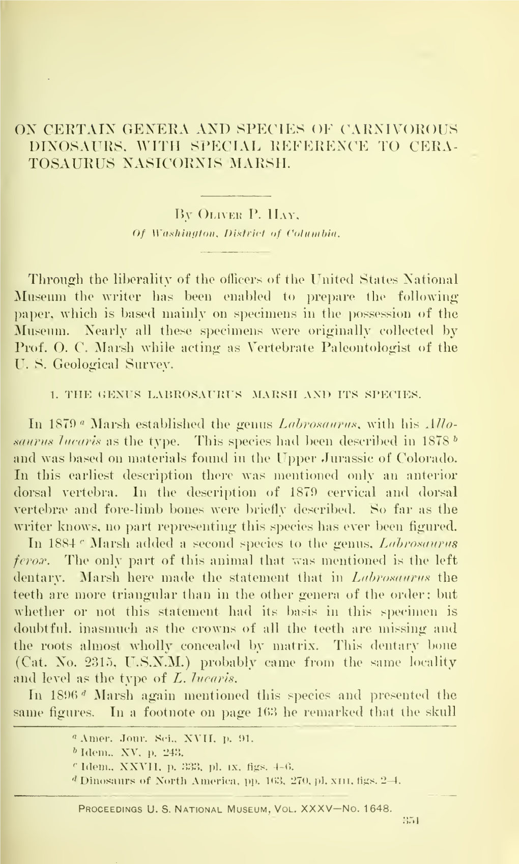 Proceedings of the United States National Museum