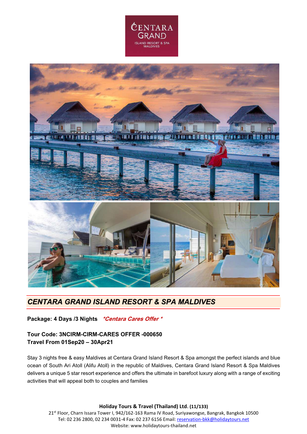 Centara Grand Island Resort & Spa Maldives