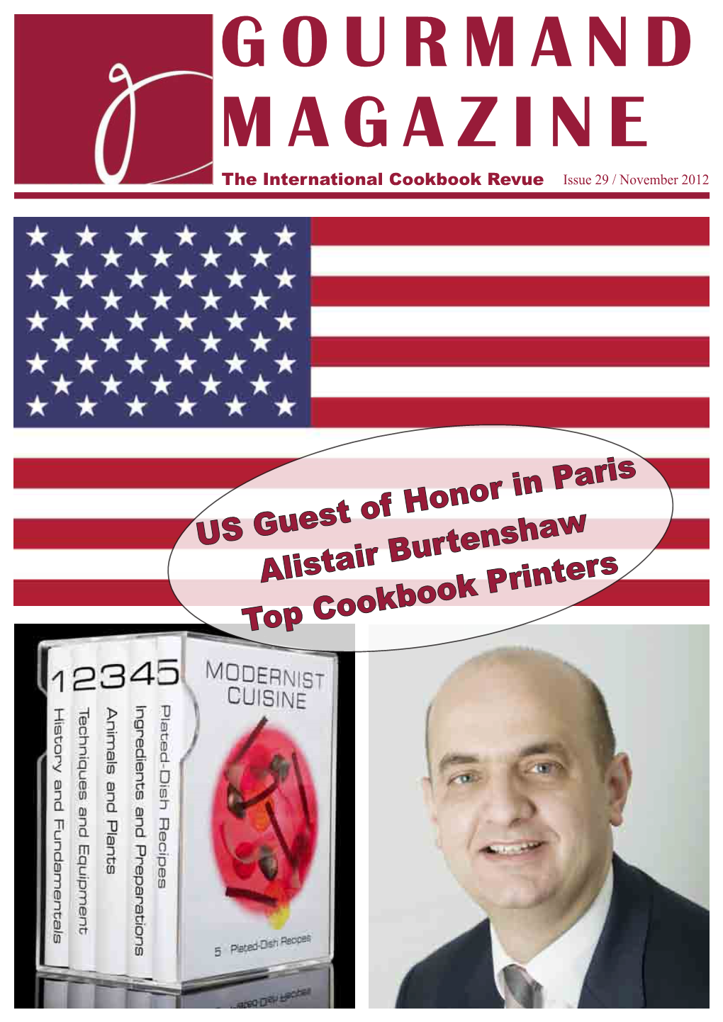 GOURMAND MAGAZINE the International Cookbook Revue Issue 29 / November 2012