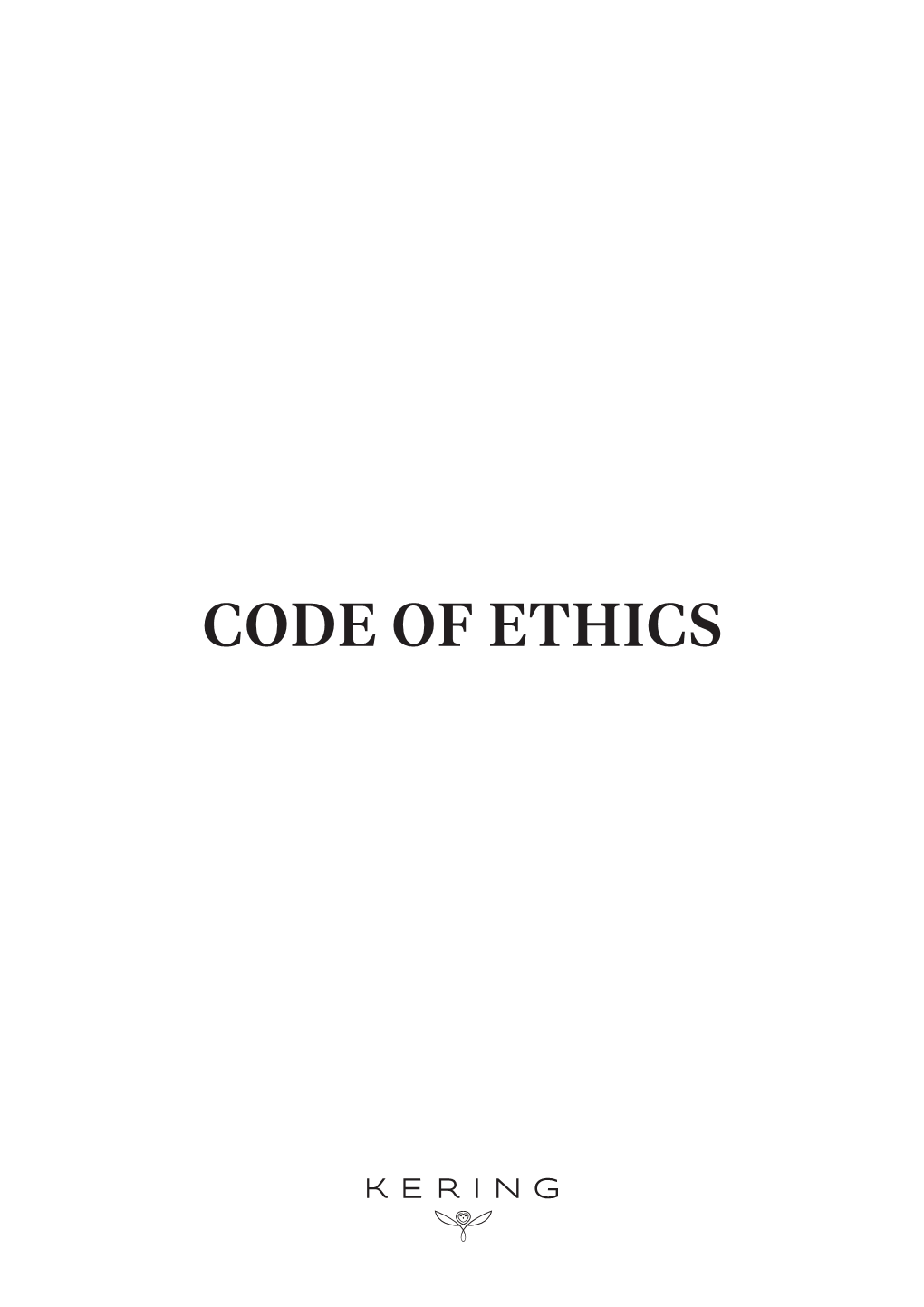 CODE of ETHICS Code of Ethics - 2