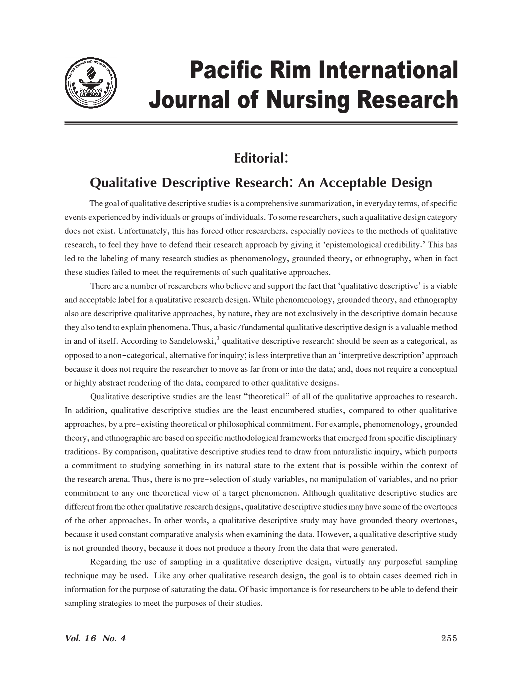 descriptive qualitative research proposal