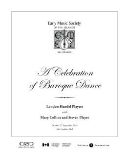 A Celebration of Baroque Dance
