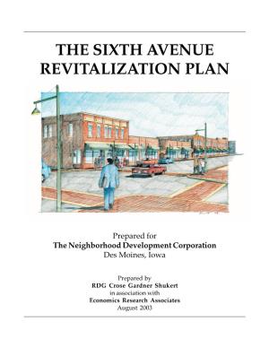 The Sixth Avenue Revitalization Plan