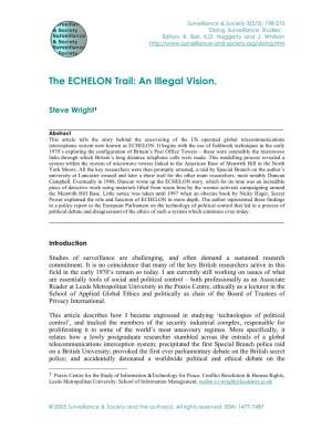 The ECHELON Trail: an Illegal Vision