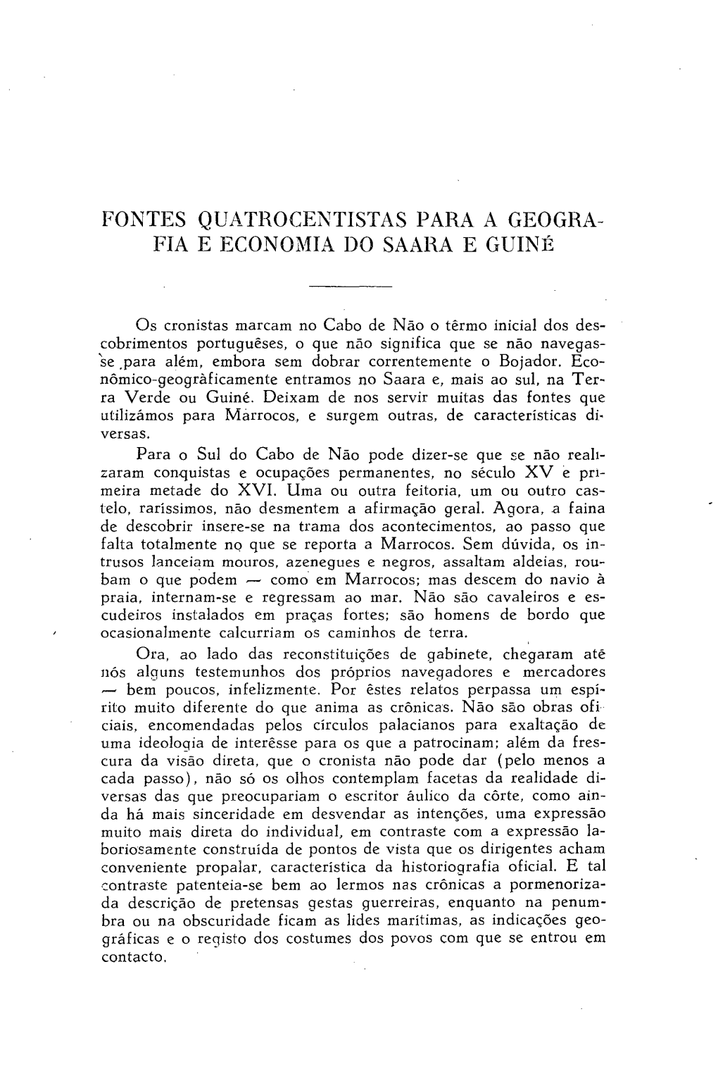 Fia E Economia Do Saara E Guiné