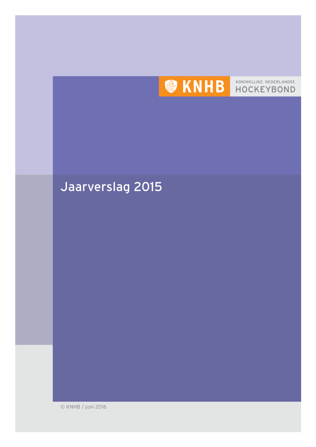 Jaarverslag 2015