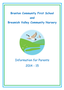 Information for Parents 2014 - 15