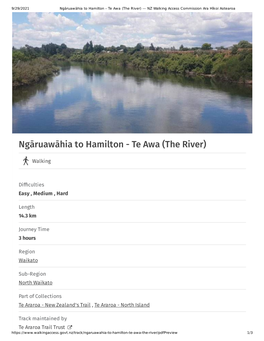 Ngāruawāhia to Hamilton - Te Awa (The River) — NZ Walking Access Commission Ara Hīkoi Aotearoa