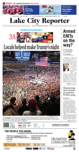 Locals Helped Make Trump's Night