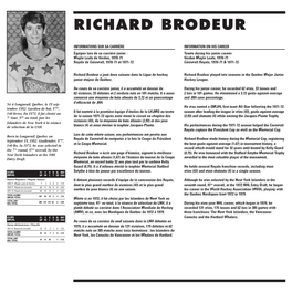 BRODEUR, Richard