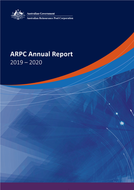 ARPC Annual Report 2019 – 2020 ARPC Annual Report 2019-2020 24 September 2020