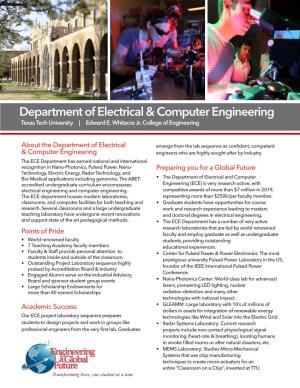 Department of Electrical & Computer Engineering
