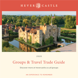 Groups & Travel Trade Guide