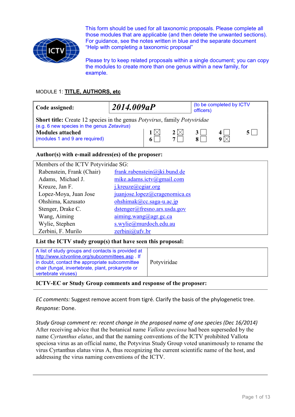 Complete Sections As Applicable