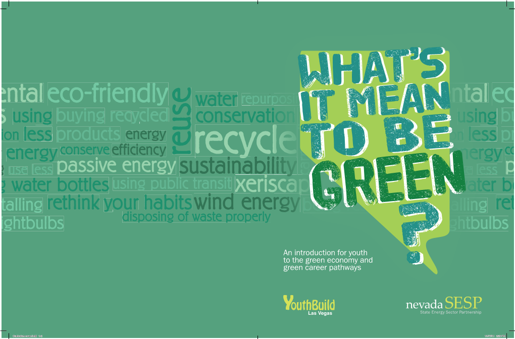To View the WHAT IT MEANS to BE GREEN Curriculum