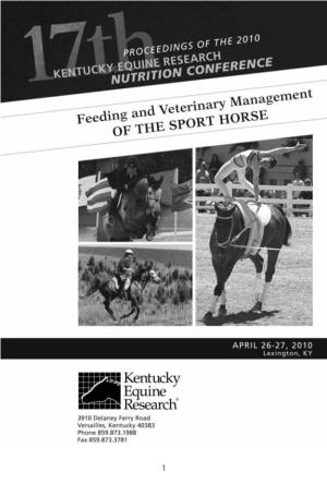 Management of Joint Disease in the Sport Horse
