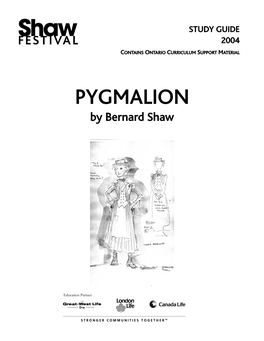 Pygmalion Study Guide April 16