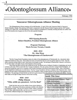 February 1996 Newsletter