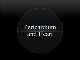 Pericardium and Heart