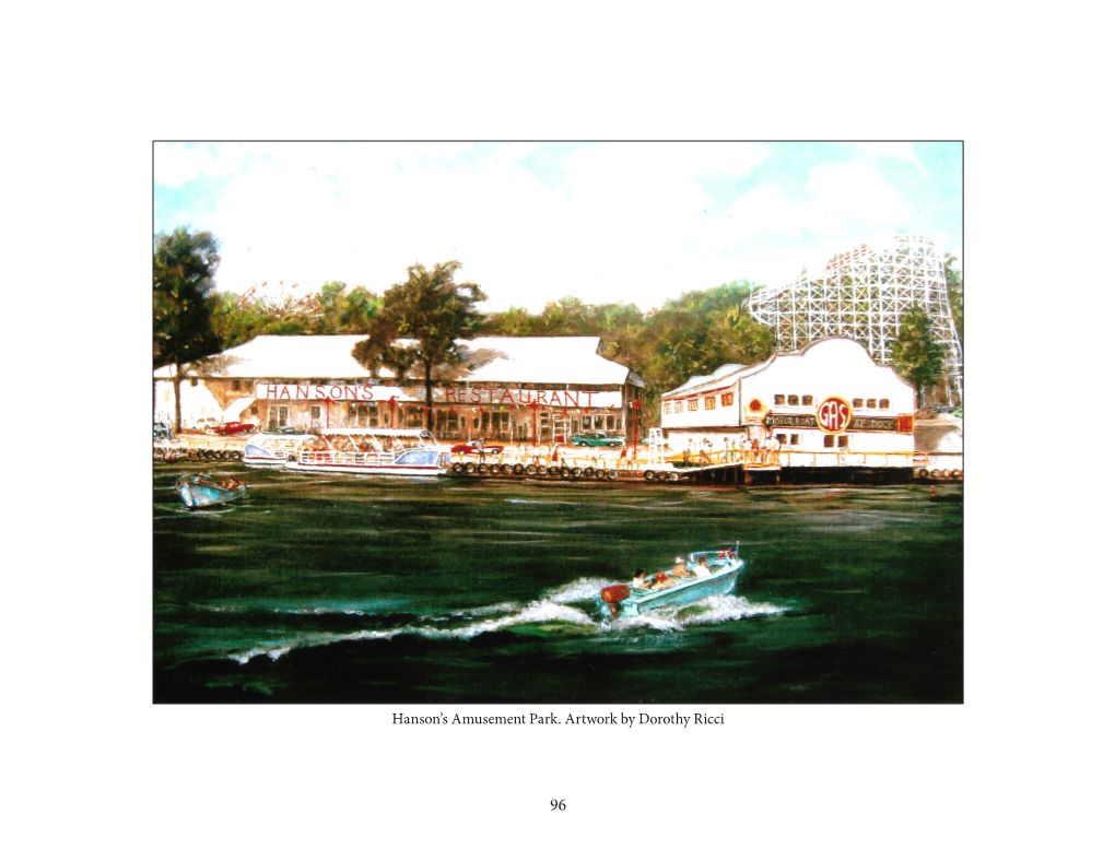 Hanson's Amusement Park. Artwork by Dorothy Ricci