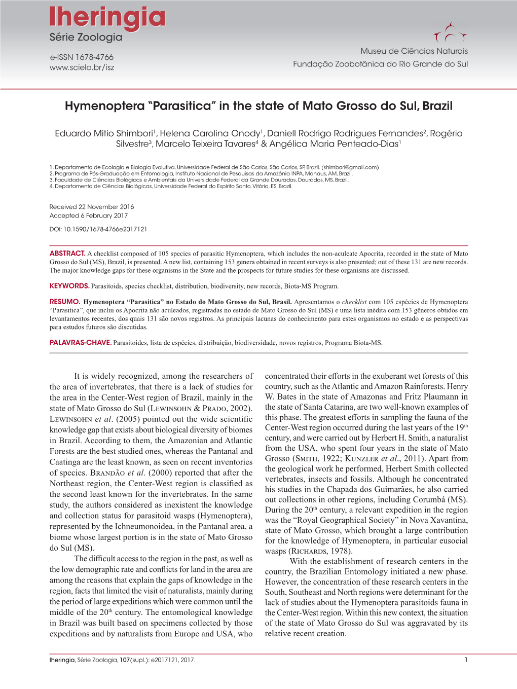 021-Shimbori Et Al (Hymenoptera, Parasitica).Indd