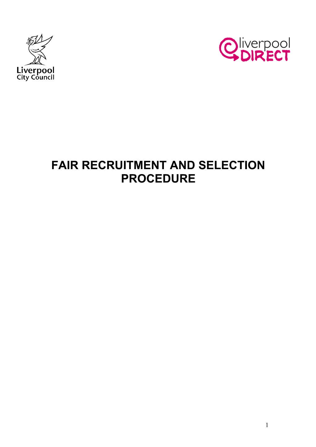 Fair Recruitment and Selection Procedure