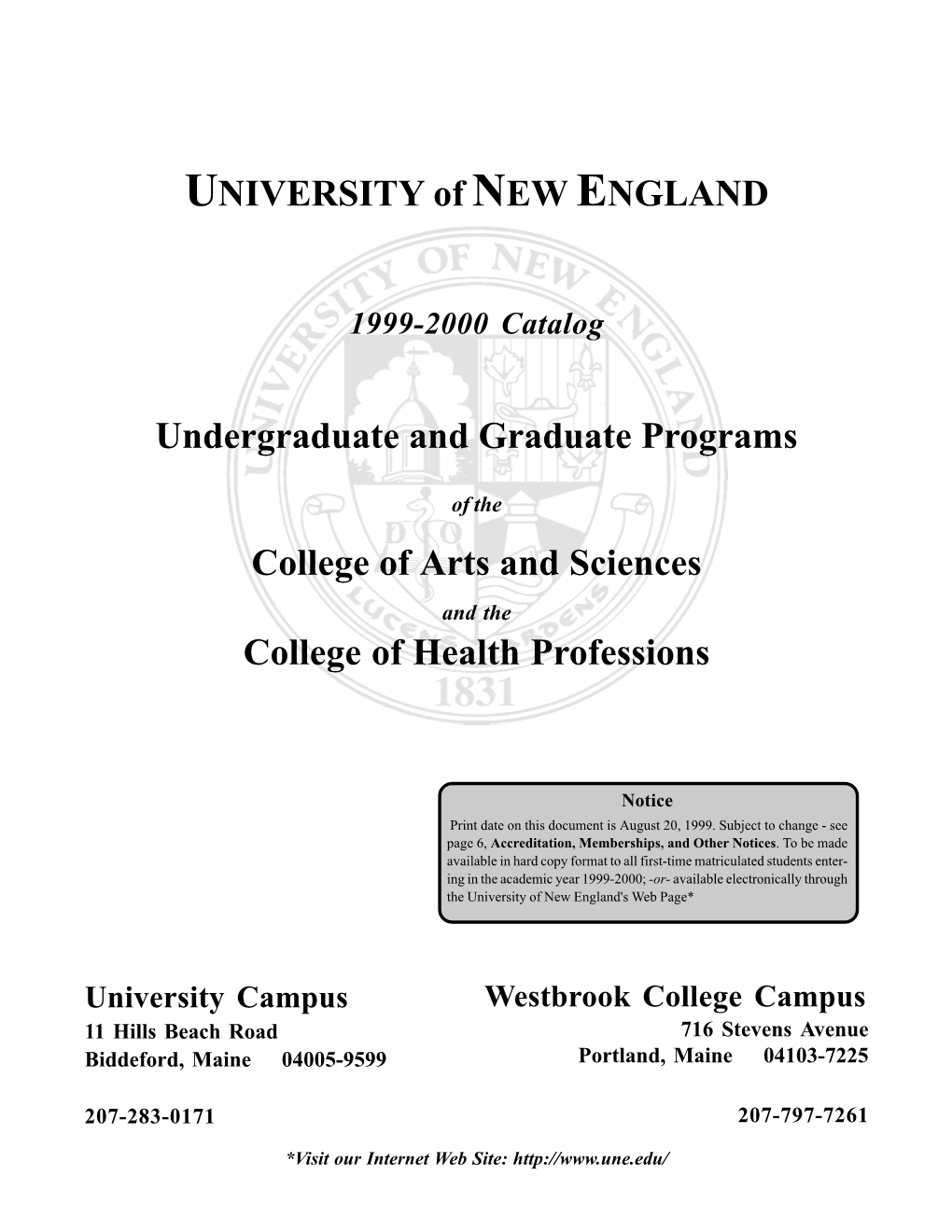 Undergraduate and Graduate Programs