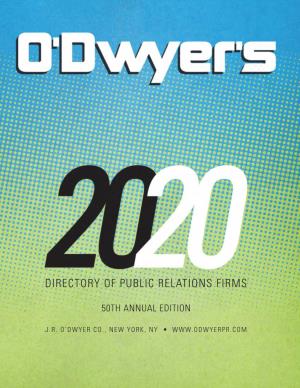 Directory of Public Relations Firms