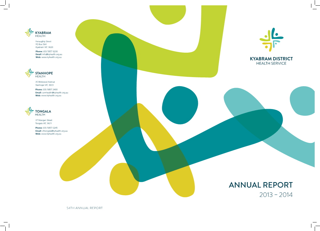 Kyabram and District Health Services 2014 Annual Report