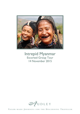 Intrepid Myanmar Escorted Group Tour