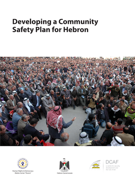 Developing a Community Safety Plan for Hebron