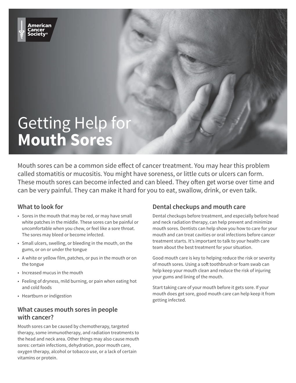 Getting Help for Mouth Sores
