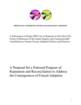 Proposal for a National Program of Reparation and Reconciliation-1