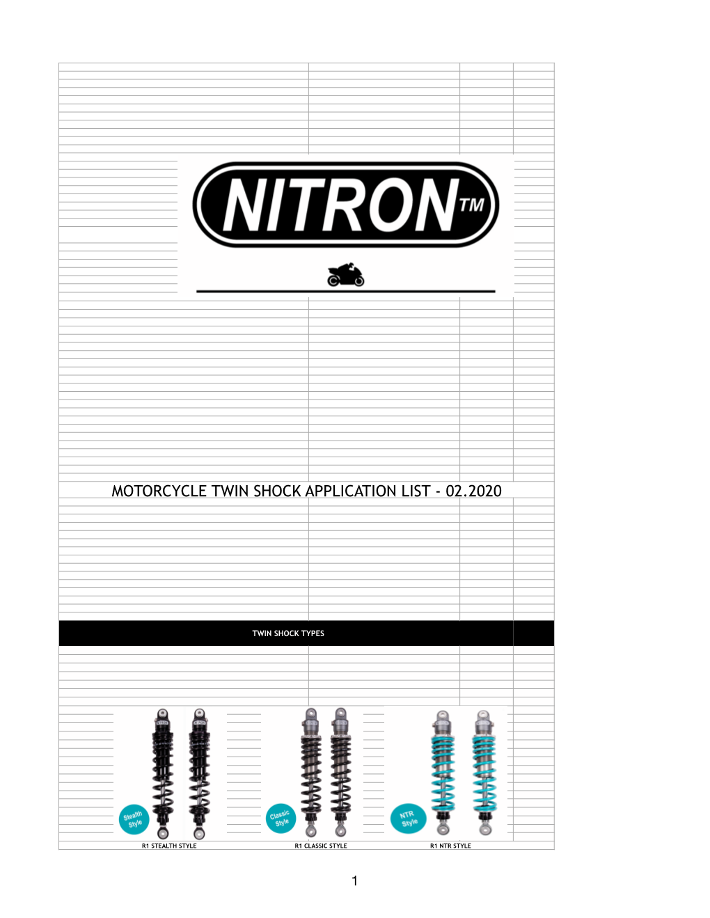 Nitron Twin Shock