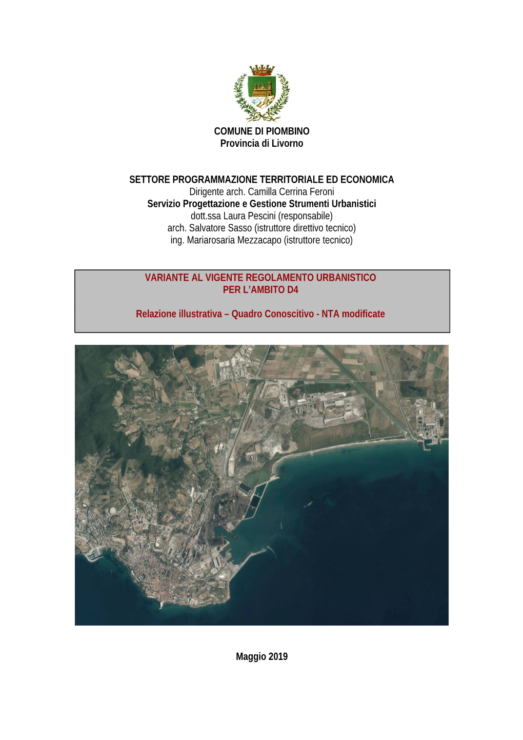 COMUNE DI PIOMBINO Provincia Di Livorno