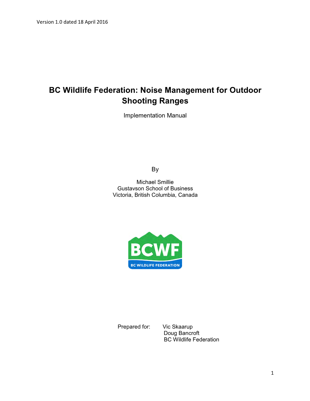 Noise Management for Outdoor Shooting Ranges