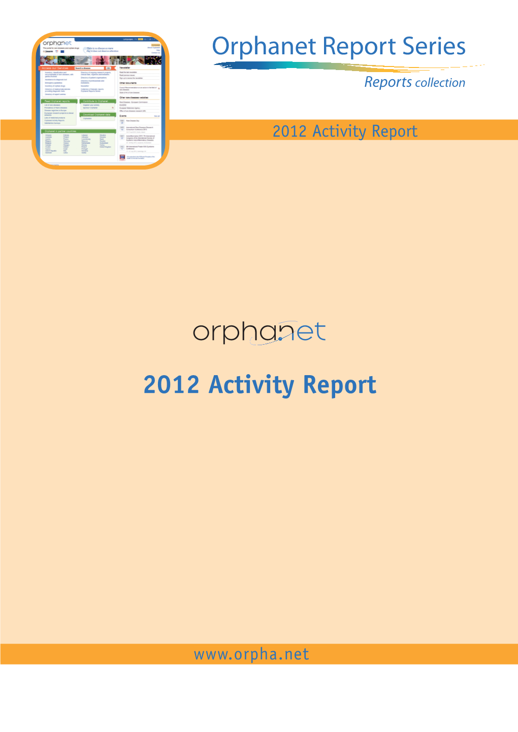 2012 Activity Report Orphanet Report Series