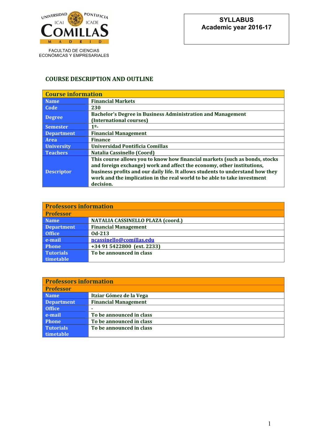 Syllabus- Financial Markets.Pdf