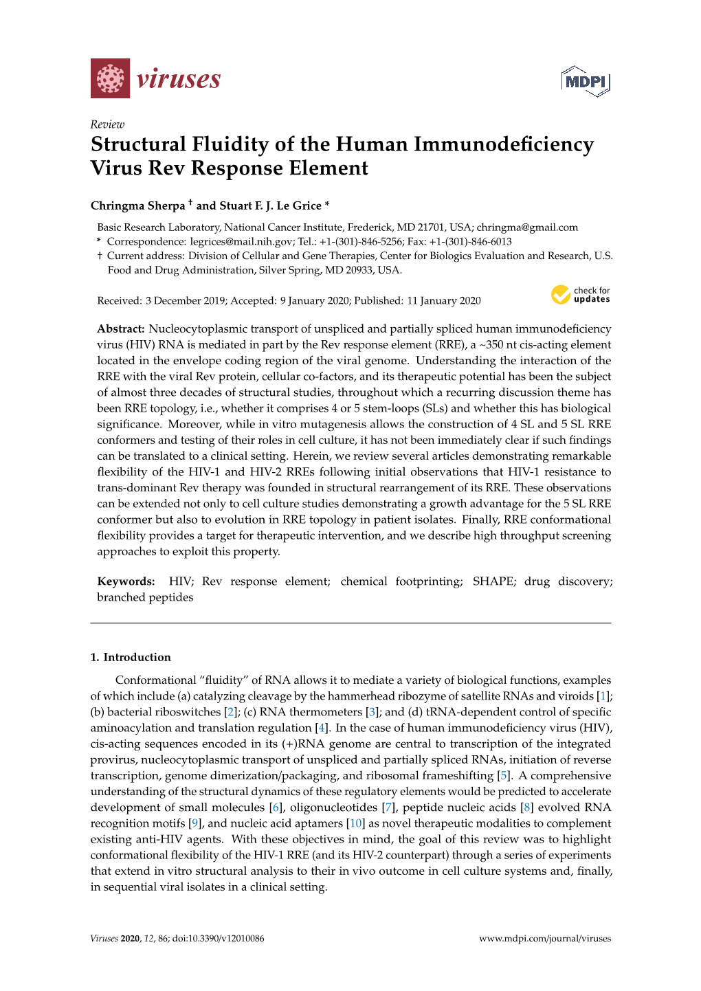 Structural Fluidity of the Human Immunodeficiency Virus Rev