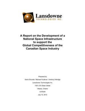 Canada's Space Infrastructure