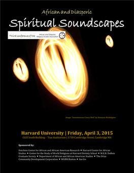 Harvard University | Friday, April 3, 2015 CGIS South Building - Tsai Auditorium | 1730 Cambridge Street, Cambridge MA