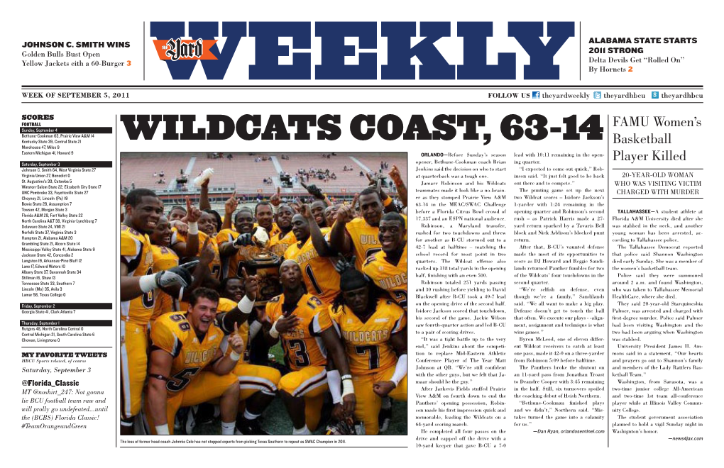 Wildcats Coast, 63-14
