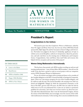 AWM Novdec 2006