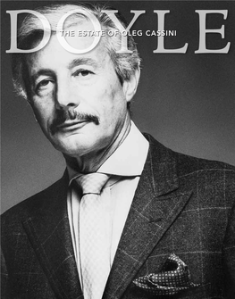 The Estate of Oleg Cassini the Estate of Oleg Cassini